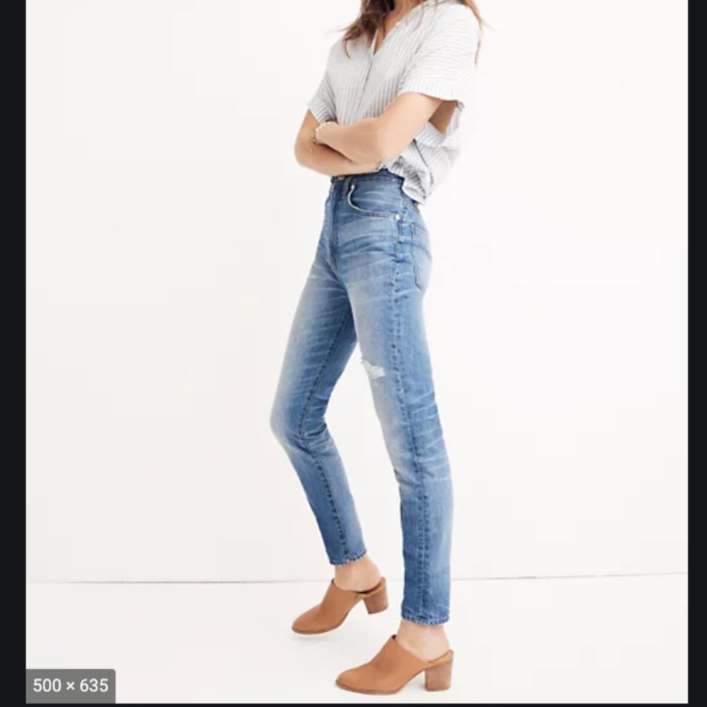Madewell high rise rigid skinny jeans 23
